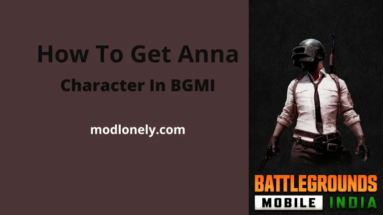 How To Get Anna Character In BGMI For Free – Rewards And costumes