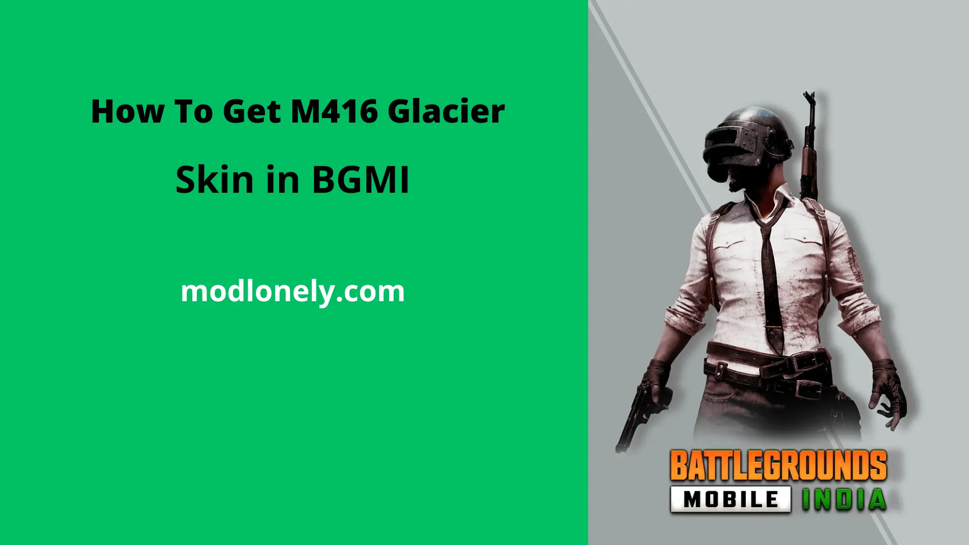 M416 Glacier Skin in BGMI