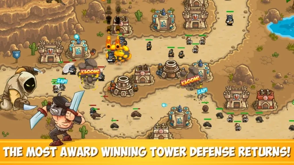 Free of ads Kingdom Rush Frontier