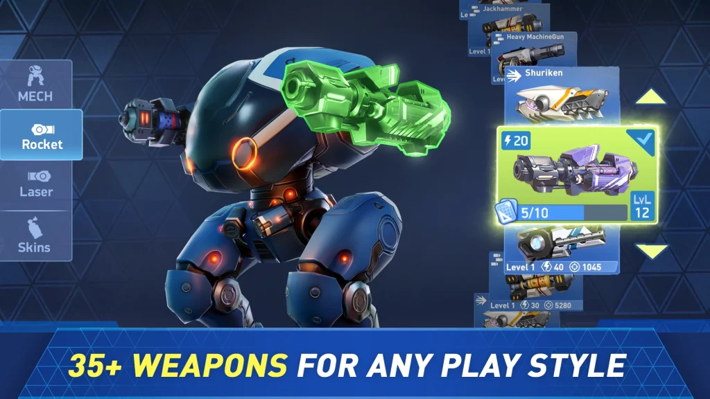 Mech Arena mod apk unlimited everything